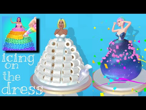 icing on the dress game 🎂 big update! - all level gameplay, android/ ios games