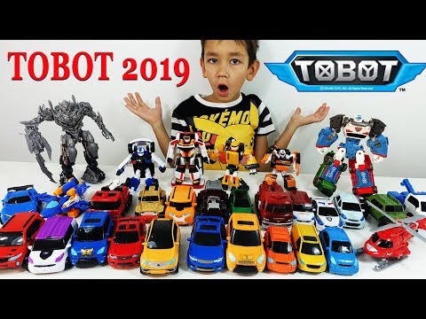Тоботы новый Челлендж 2019 - Трансформируем Тобот Титан и Тобот Тритан. Tobot toys for kids - 또봇