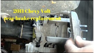 2011 Chevy Volt rear disc brake replacement