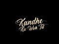 Kandhe Ka Woh Til Sachet Tandon Manan Bhardwaj Kumaar Zaara Yesmin Salman