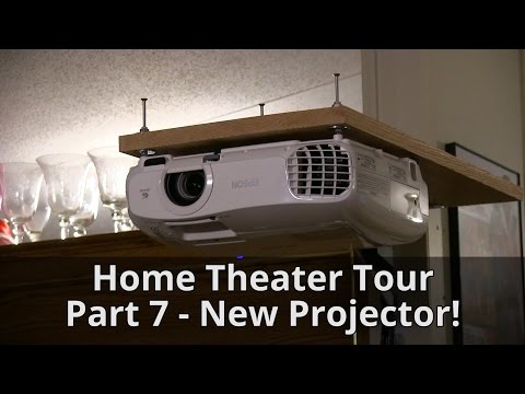Home Theater Tour Part 7 - New Projector!