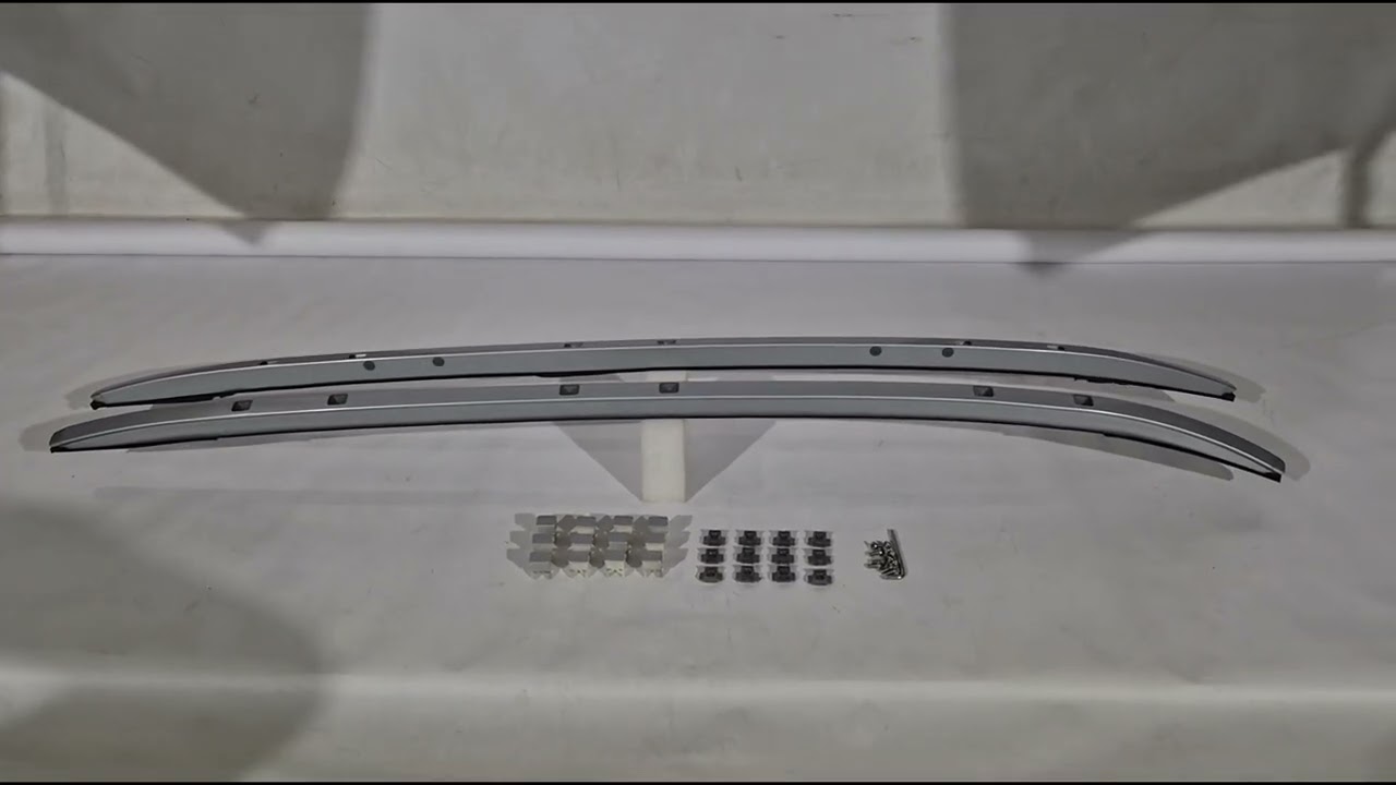 Mazda CX-5 2017–2025 Integrated OEM roof rails (Aluminum, bolt-on installation) Grey Video 19