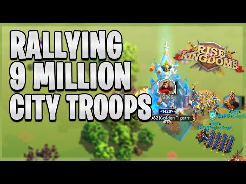 Guan Yu Harald takes 9 Million Troops rally | Rise of Kingdoms