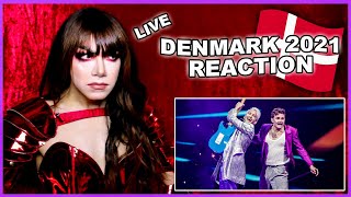 Download lagu Denmark | Eurovision 2021 Reaction | Fyr & Flamme - Øve os på hinanden - LIVE mp3