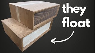 DIY Floating Cherry Nightstands
