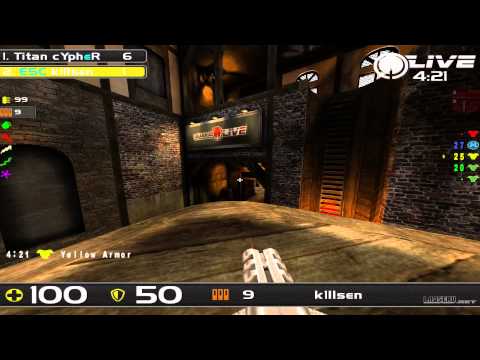 cypher vs k1llsen - DreamHack Winter 2013 Group B Round 5 (Quake Live VOD)