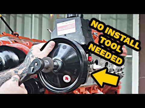 How To Install A LS1 Power Steering Pulley - No Install Tool Needed