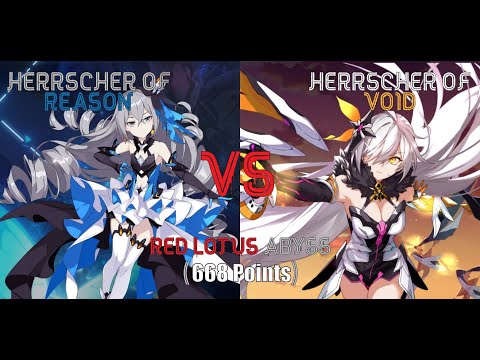 Honkai Impact: Herrscher of Reason S2 ZA WARUDO Vs Herrscher of Void (Red Lotus Abyss-668 Points)