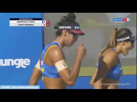 Andressa e Vitória X Bárbara Seixas e Carol Solberg - FINAL SUPER PRAIA 2021