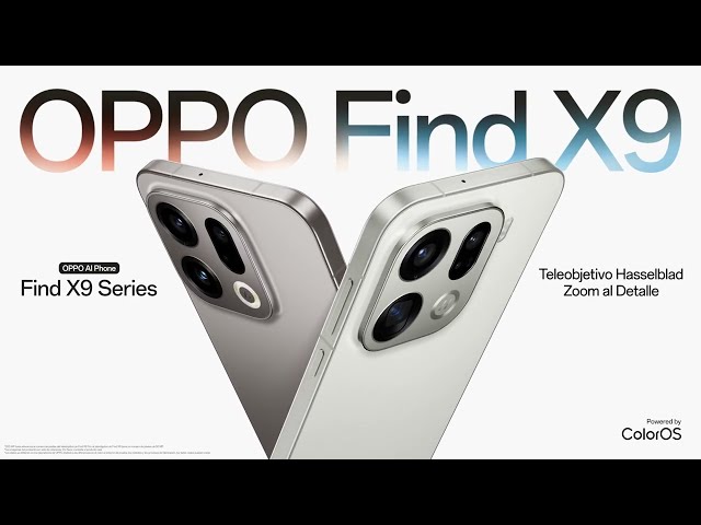OPPO Find X9 12GB 512GB 6.59" AMOLED 5G Dual SIM 120Hz 7025mAh 80W Kamera NFC IP68 Android 16 Schwarz video