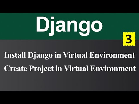 How to Install Django in Virtual Environment and Create Django Project Hindi