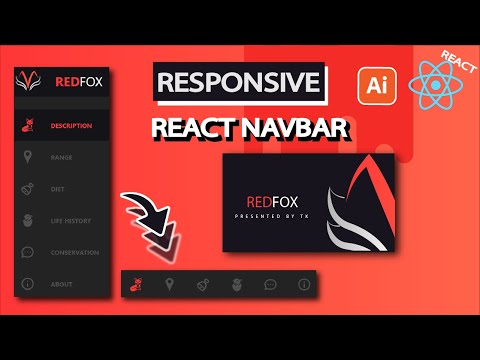 Animated Responsive Navbar (Part 1) - React & CSS Animation Tutorial for Beginners