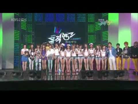 2ne1 Winning #1 Music Bank July 24, 2009