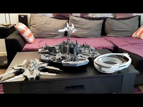 Stargate ship models in scale