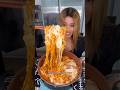 Making Noodles Extra Spicy So My Family Can T Have Any Shorts Viral Mukbang