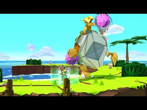 Paper Mario The Origami King Part 26 Crescent Moon Island and Full Moon Island