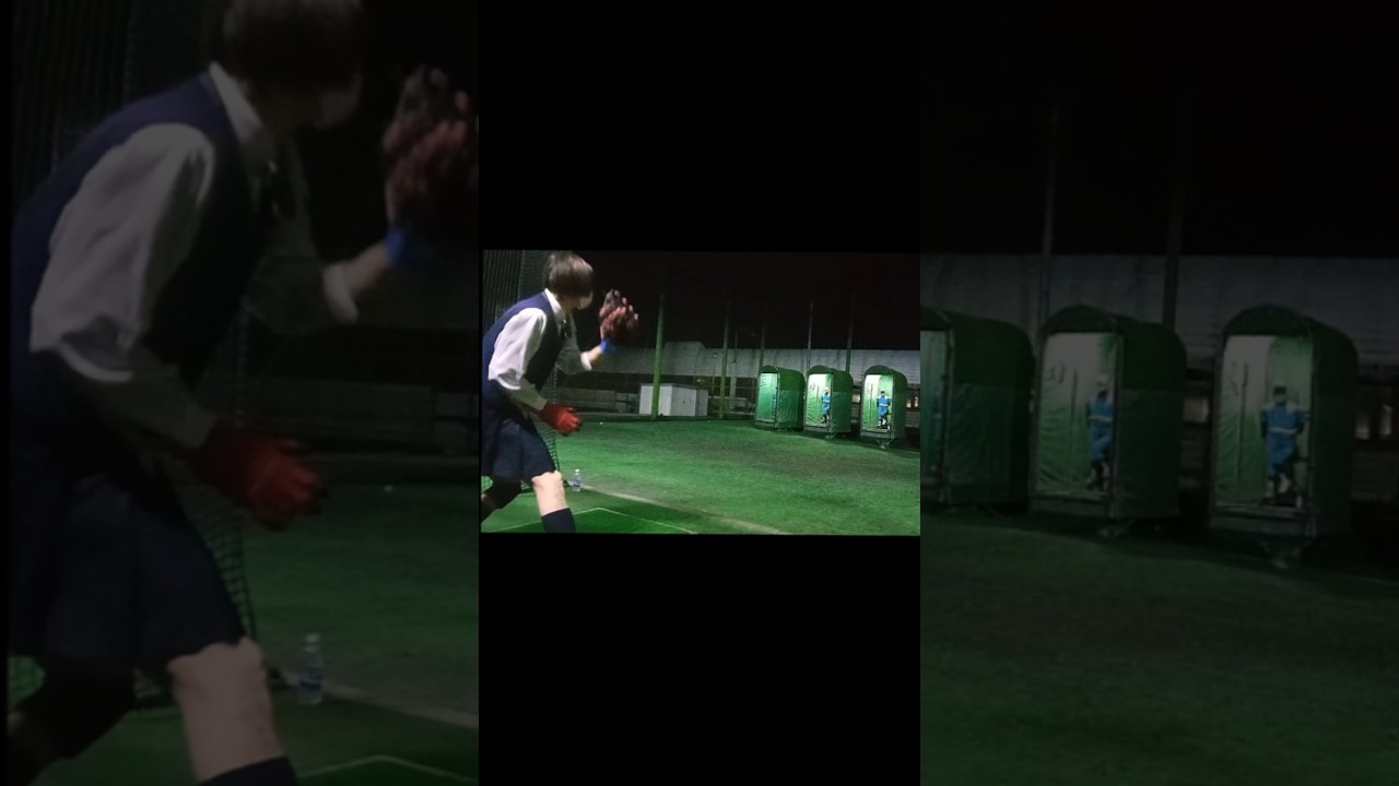 野球少女の外角低めの捕球をあえて観てみようA typical Japanese girl's catch #shorts #野球 #baseball #野球女子 #야구 #jk #gold