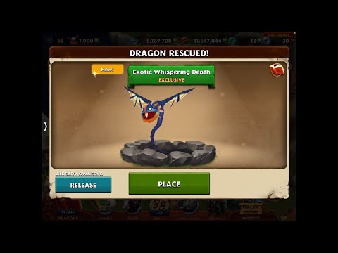 Exotic Whispering Death collection complete & mysterious dragon egg found!