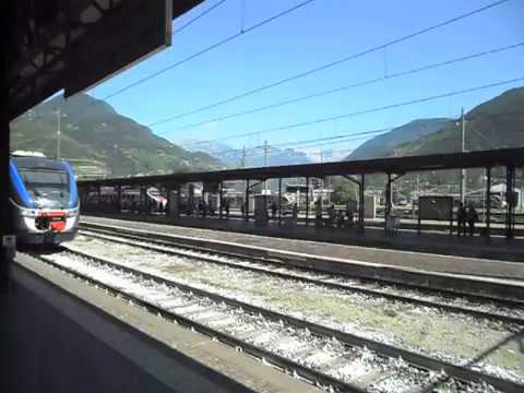 29.08.2017. TRENO MINUETTO TRENTINO IN NUOVA LIVREA TRENITALIA IN PARTENZA DA BOLZANO (BZ).