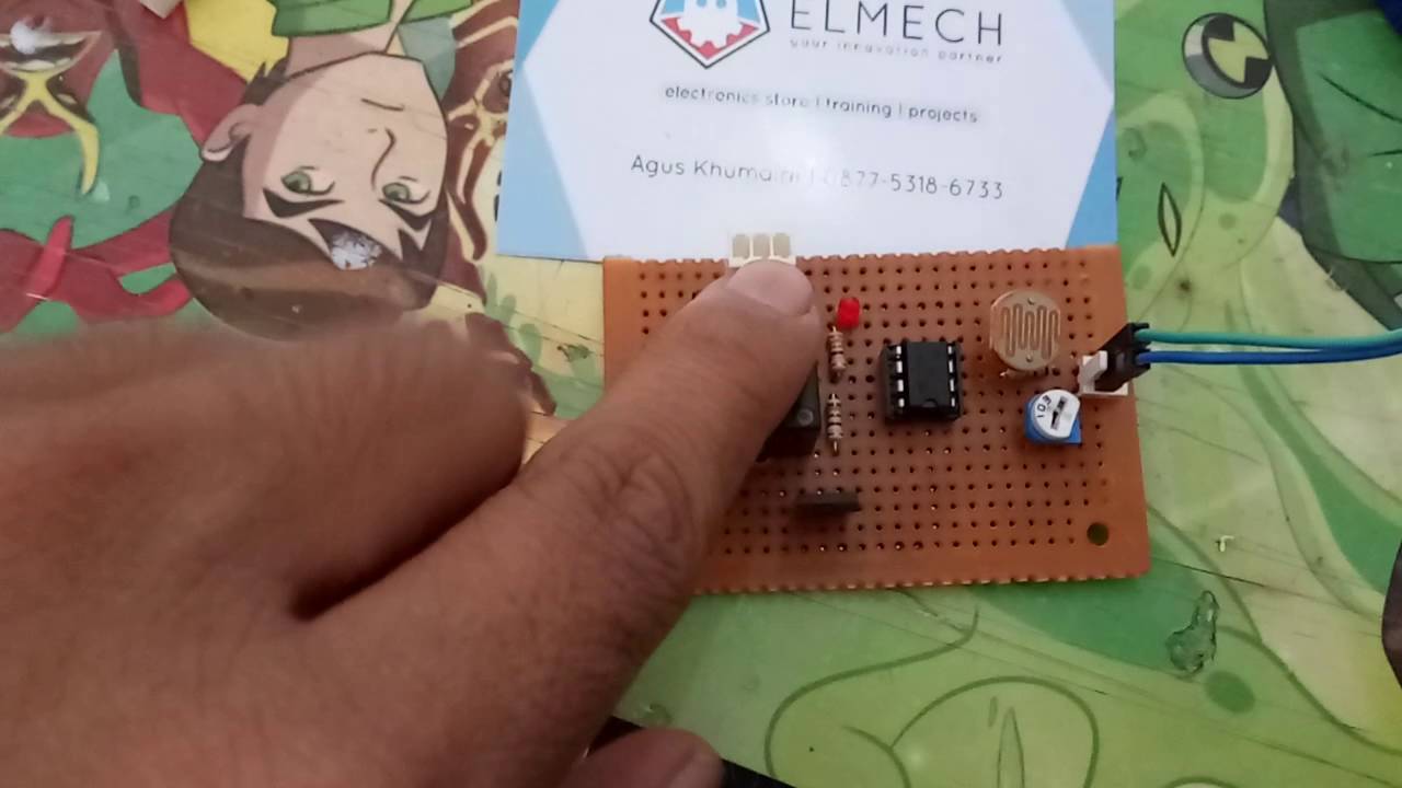 Saklar Otomatis dengan Sensor Cahaya