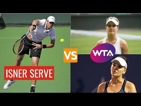 Isner Serve vs WTA Players!