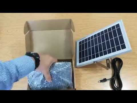 focos led con panel solar