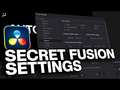 DaVinci Resolve Secret Fusion Settings