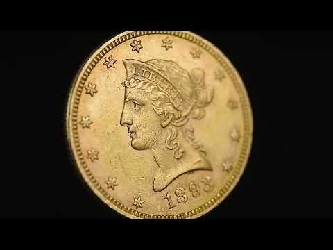 Moeda, Estados Unidos da América, Coronet Head, $10, Eagle, 1893, U.S. Mint