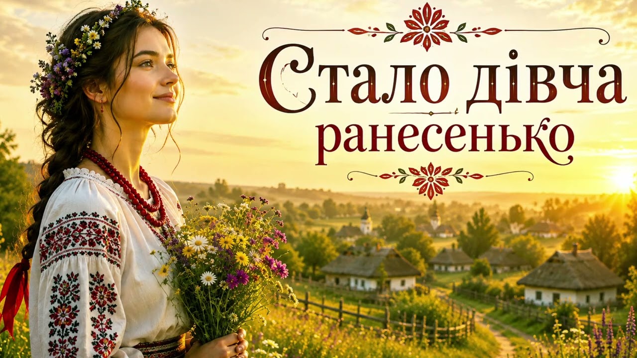Стало дівча ранесенько — українська народна пісня