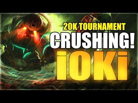 Crushing the Greatest Support Alive i0ki in a 20k Tournament! - League of Legends