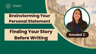 Brainstorming Your Personal Statement: Finding Your Story Before Writing