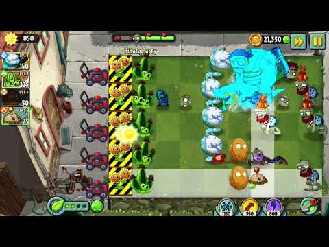 Plants vs Zombies 2 gameplay - Piñata Party - 16th November 2021