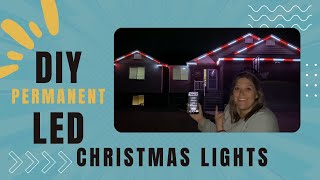 DIY Permanent LED Christmas Lights