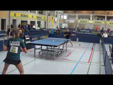 Tischtennis Stativ Bayer M 2017 Buxheim   14 Johanna Dietrich Regensburg vs Sarah Mantz Schwabhausen