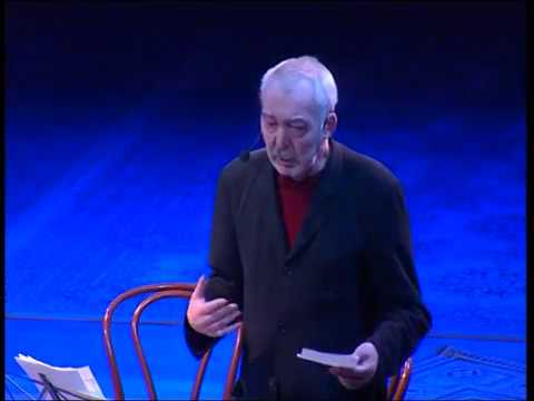 Andrei Bitov & Vladimir Tarasov at Anatoly Vasiliev Theatre, Moscow December 22, 2005