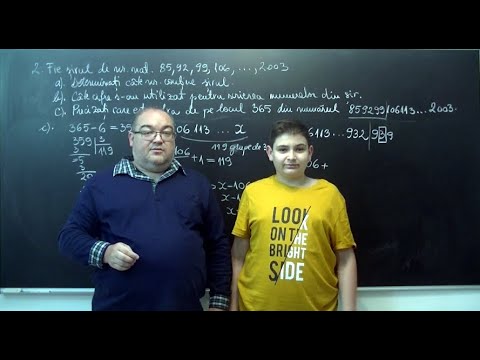 66. Suma Gauss, inegalitati, problema de numarare - clasele V-VI.