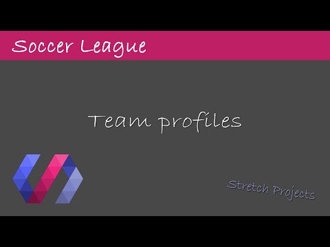 Team profiles | PHP MVC Soccer League with Polymer