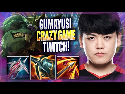 GUMAYUSI CRAZY GAME WITH TWITCH! - T1 Gumayusi Plays Twitch ADC vs Aphelios! | Season 2022