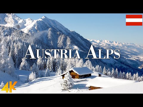 Winter Austria Alps 4K Ultra HD • Enchanting Winter, Scenic Relaxation Film with Calming Music.