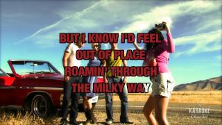 On This Side Of The Moon in the Style of "Alabama" with lyrics (with lead vocal)