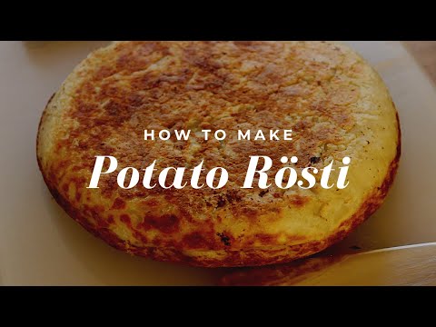 Classic and Delicious Potato Rösti Recipe (EUROPEAN HASH BROWN)