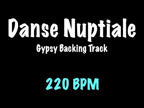 Danse Nuptiale - Gypsy Jazz Backing Track 220 BPM - Django Reinhardt