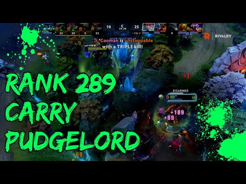 Rank 289 Cooman Carry Pudge Lord | DOTA 2