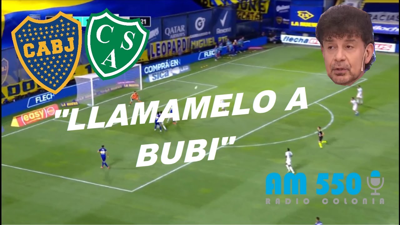 (Relato Daniel Mollo) Boca 1 - 1 Sarmiento (J). Liga Argentina