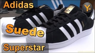 Adidas Superstar S75143 Suede Black / Adidas Originals Black-White-Gold