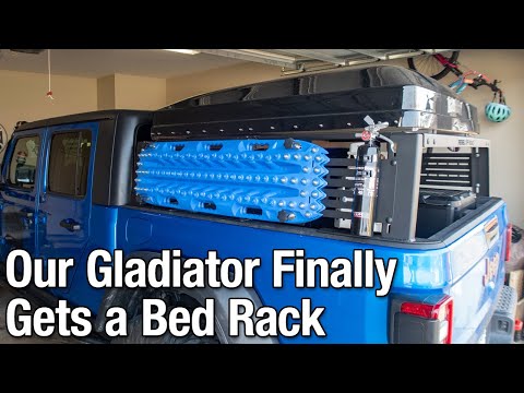 Our Gladiator Rubicon Finally Gets a Bed Rack - Rebel Offroad Half Rack