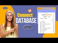 How To Connect PHP File To MySQL Database Using PhpMyAdmin CRUD Operations