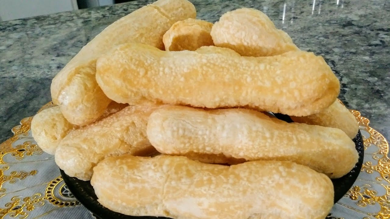 BISCOITO DE POLVILHO FRITO-NÃO ESTOURA E FICA DELICIOSO