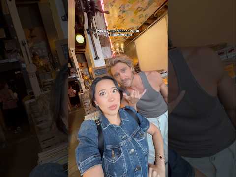 Meeting my childhood crush!!