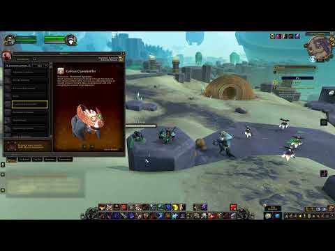 WoW Curious Crystalsniffer - Mount Protoform Synthesis (Zereth Mortis Preview)